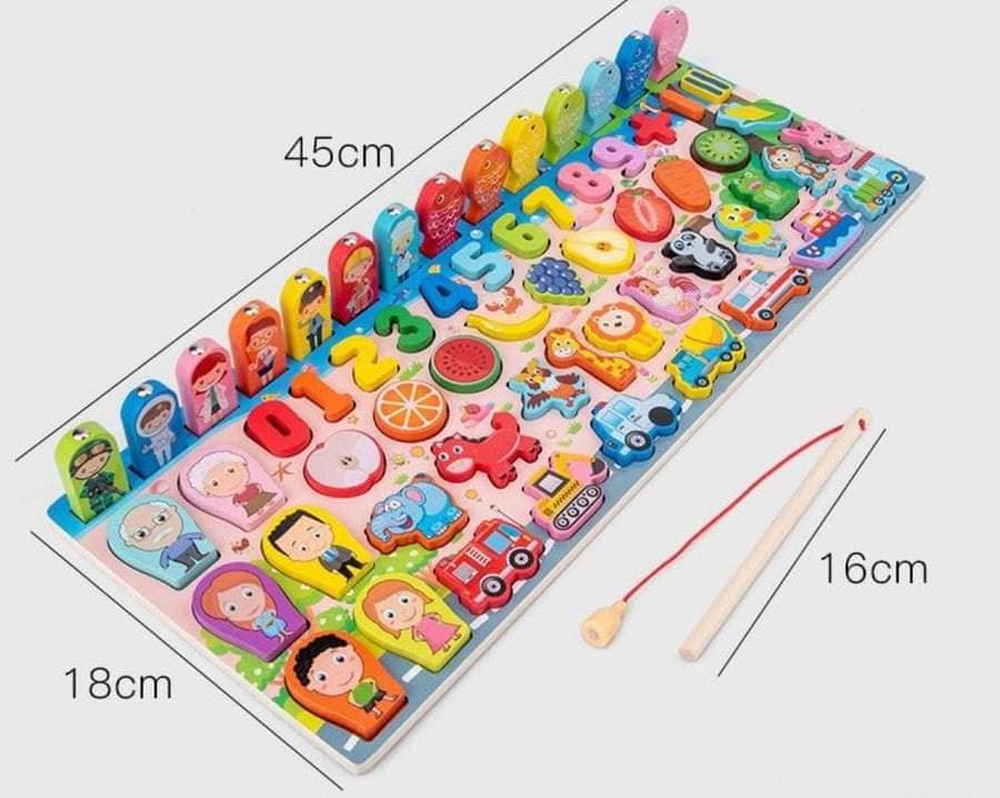 Juguete Rompecabezas Tabla Didáctica Montessori