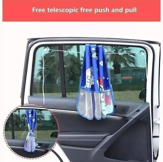 Cortina para el auto con protección UV