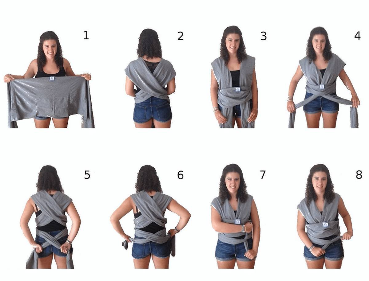 Fular Portabebé Semielasticado