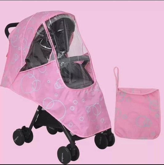 Cubrecoche Impermeable de Tela con bolso para guardar