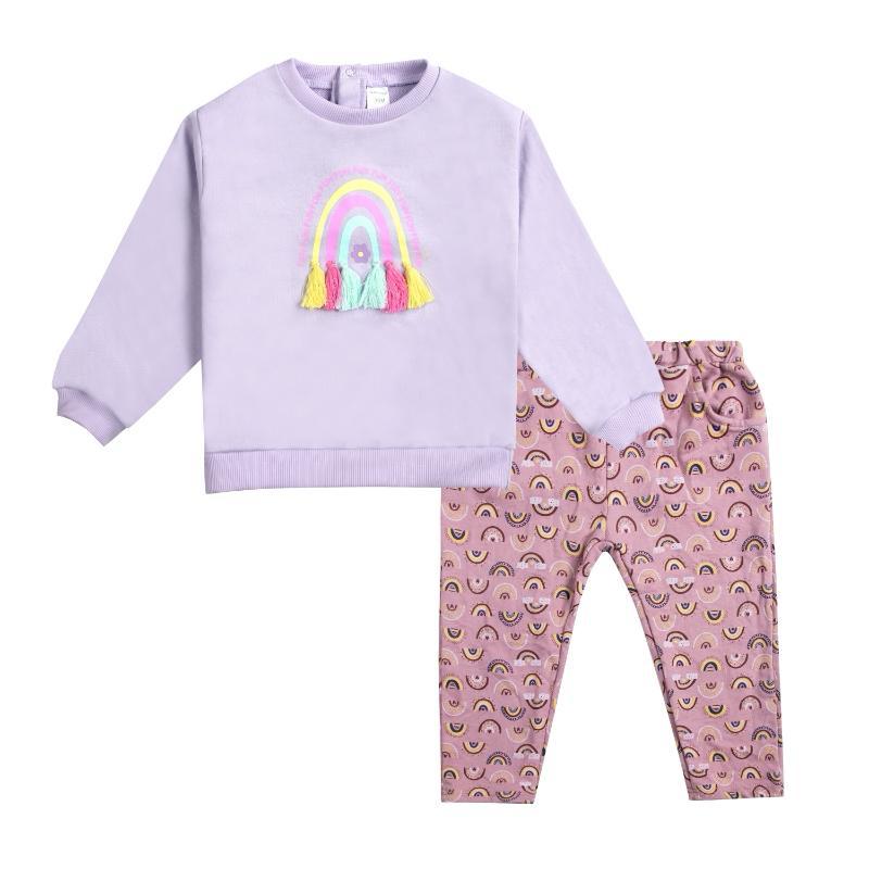 Buzo Beba Arcoiris Morado