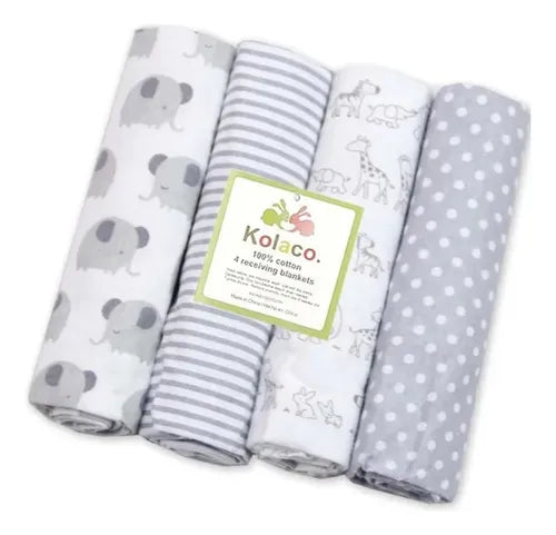 Set 4 Tutos Algodón Afranelados