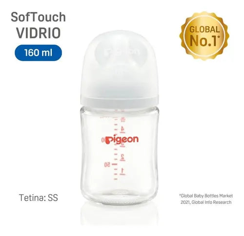 Mamadera Softouch Pigeon Vidrio 160ml SS