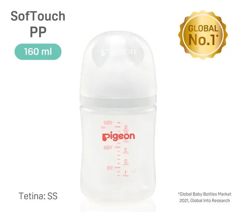 Mamamadera PIGEON SofTouch (Polipropileno) 160ml