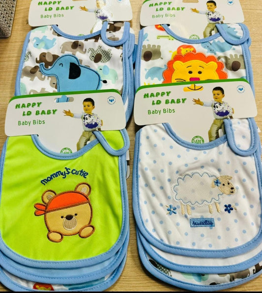 Set 3 Baberos Impermeables Tripe Capa