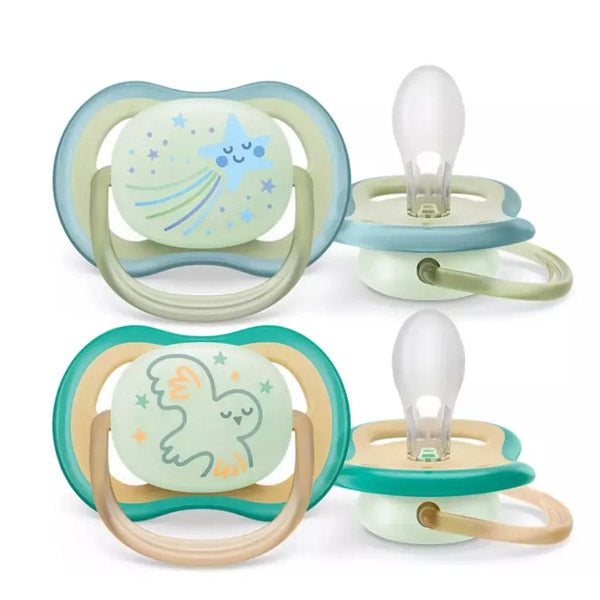 Chupetes Air Nocturno x2 0-6 Meses Avent