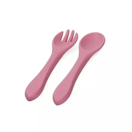 Set de Cuchara y Tenedor Silicona