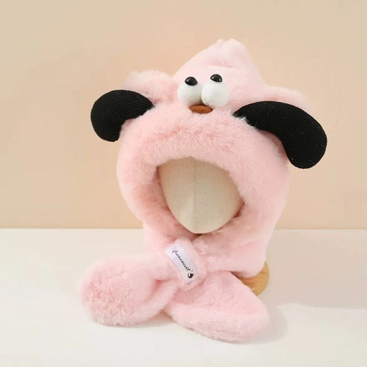 Gorro tejido Invierno con orejitas