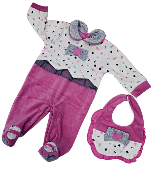 Osito Plush Beba Con Babero