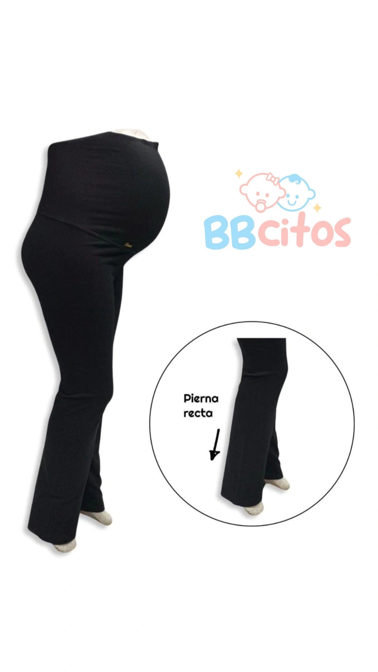 Calza Maternal Recta con Chiporro
