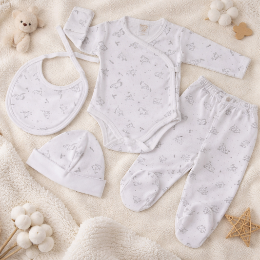 Ajuar Bienvenida Algodón Pima