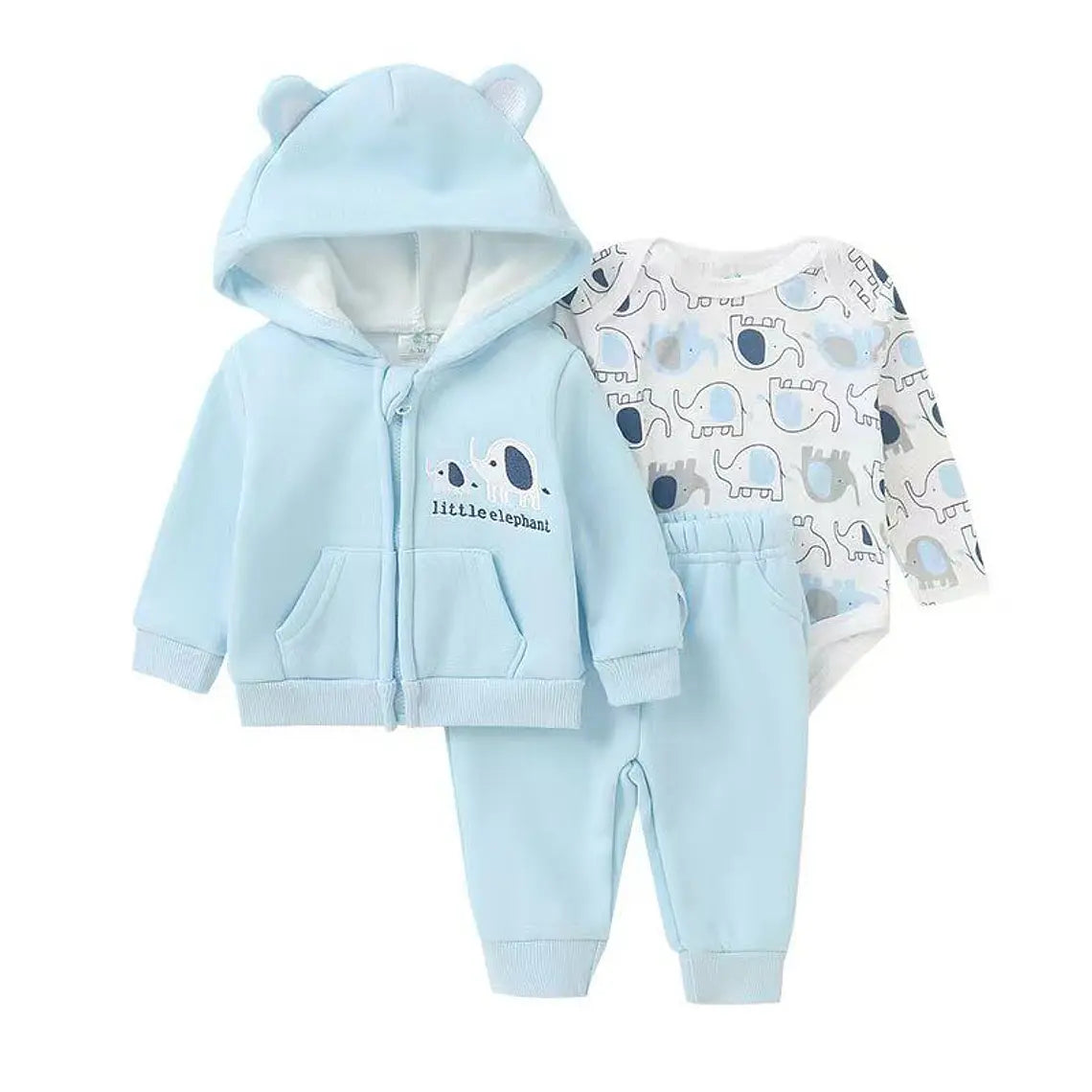 Conjunto Buzo Forrado 3P Elefante