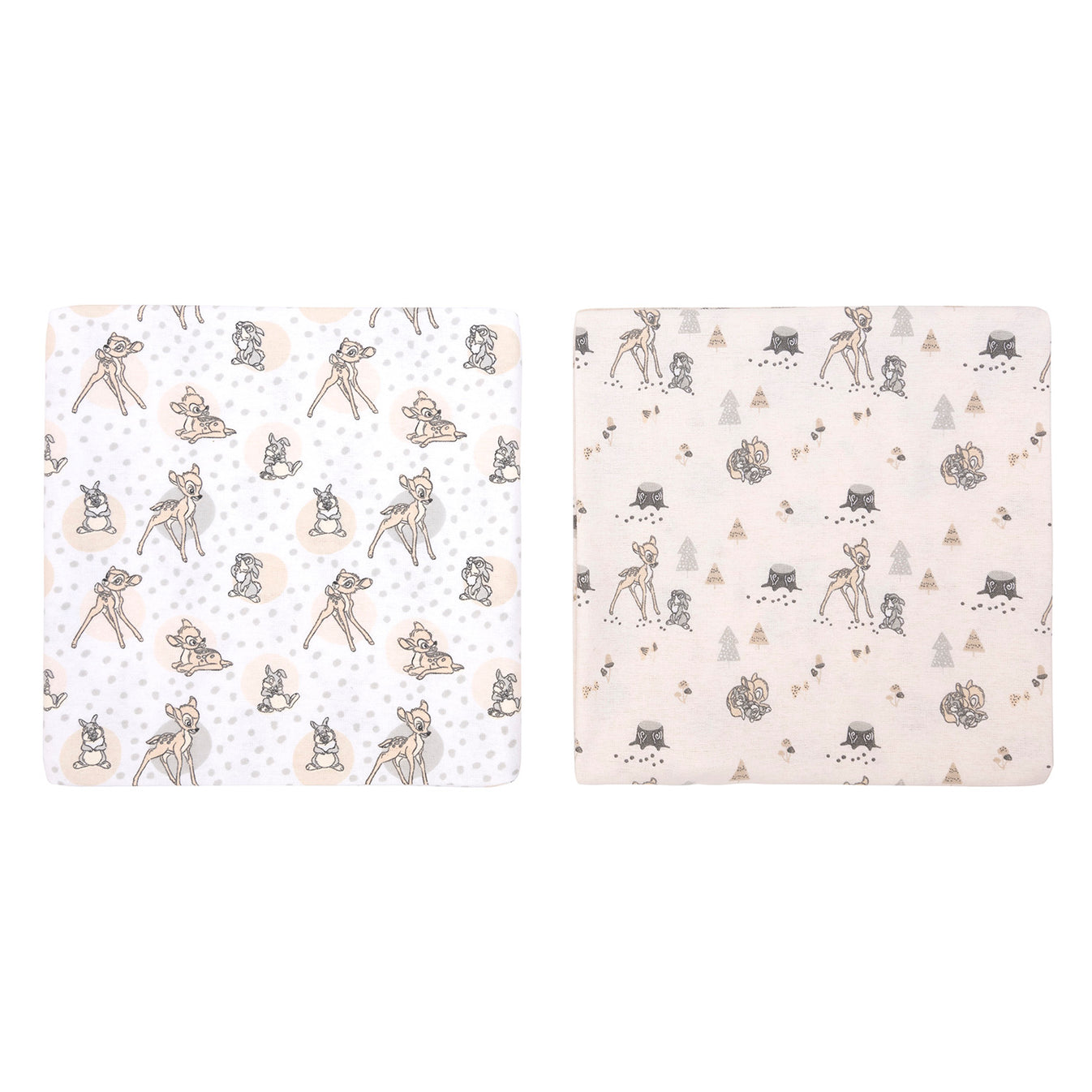 Set 2 Mantitas Algodón Franela Bambino Unisex