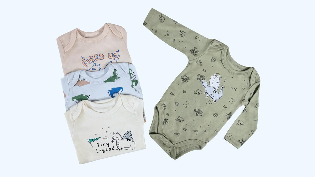 Set 4 Bodys Manga Larga Dragón