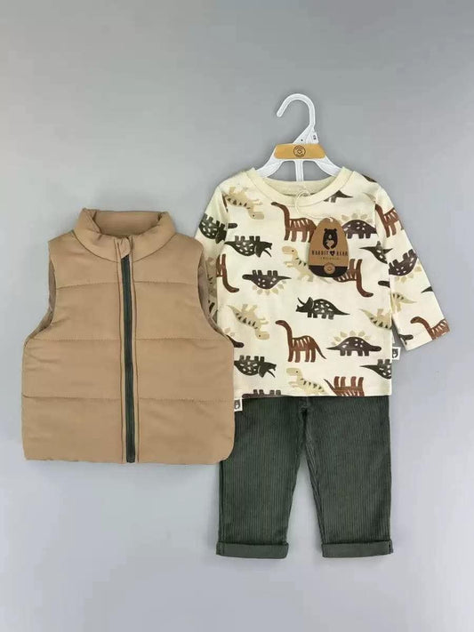 Conjunto Bebé Chaleco y Pantalón Cotelé