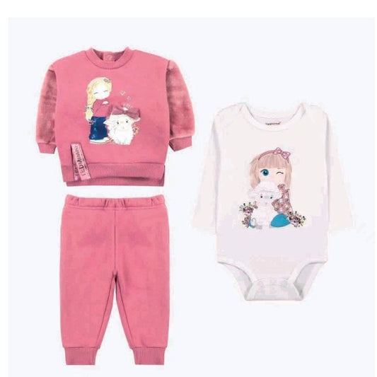Conjunto Buzo Beba 3 Piezas Oveja lazo