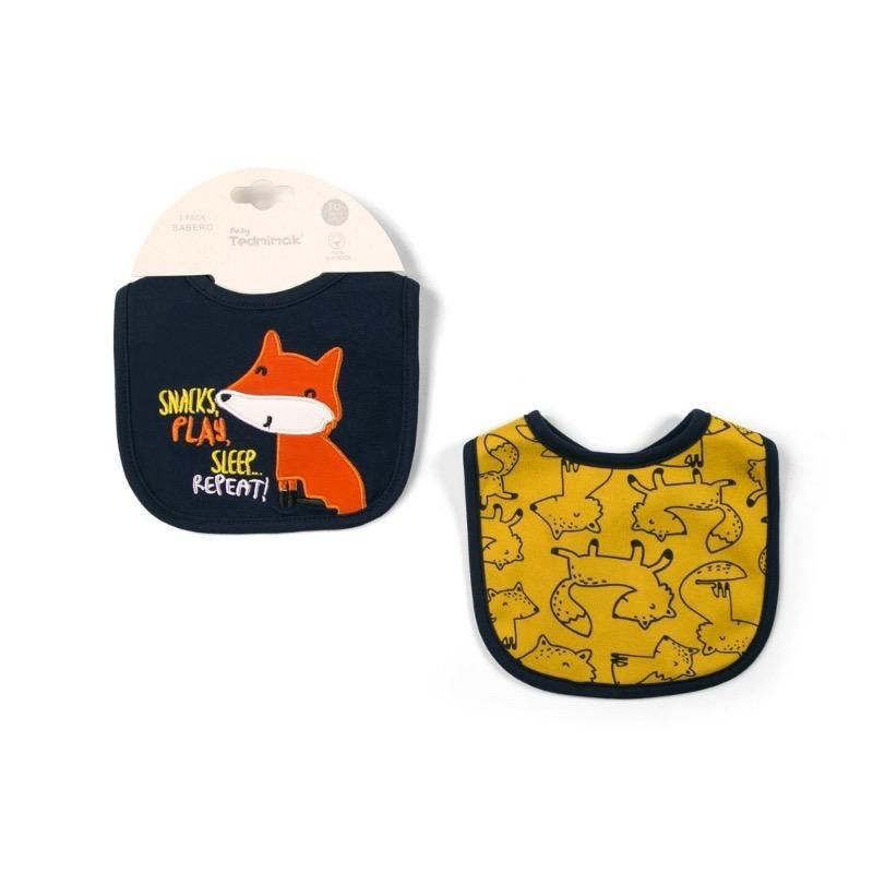 Set 2 baberos Triple Capa niño Tedmimak