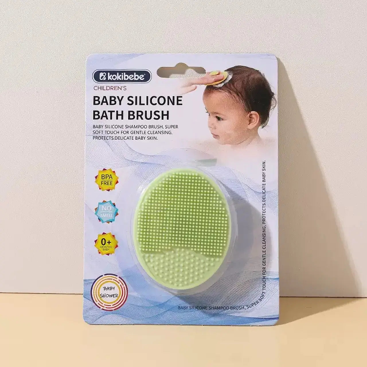 Cepillo Silicona Baño Bebé
