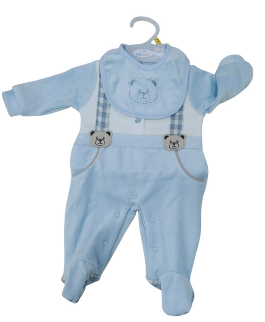 Osito Plush Bebé con Babero