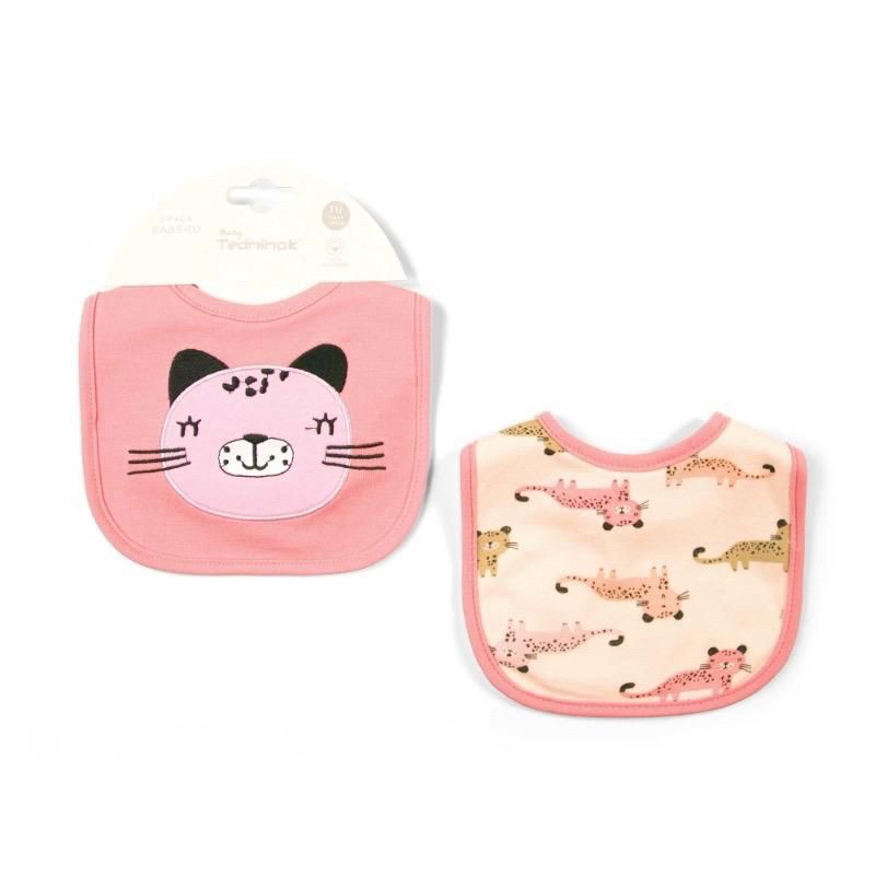 Set 2 baberos Triple Capa niña Tedmimak