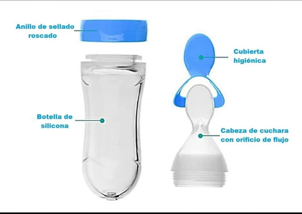 Mamadera con Cuchara Dosificadora