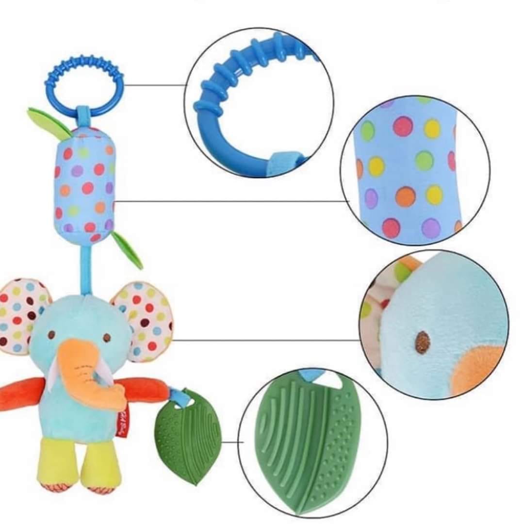 Colgante Sonajero De Estimulación Para Bebe Con Argolla Colgante