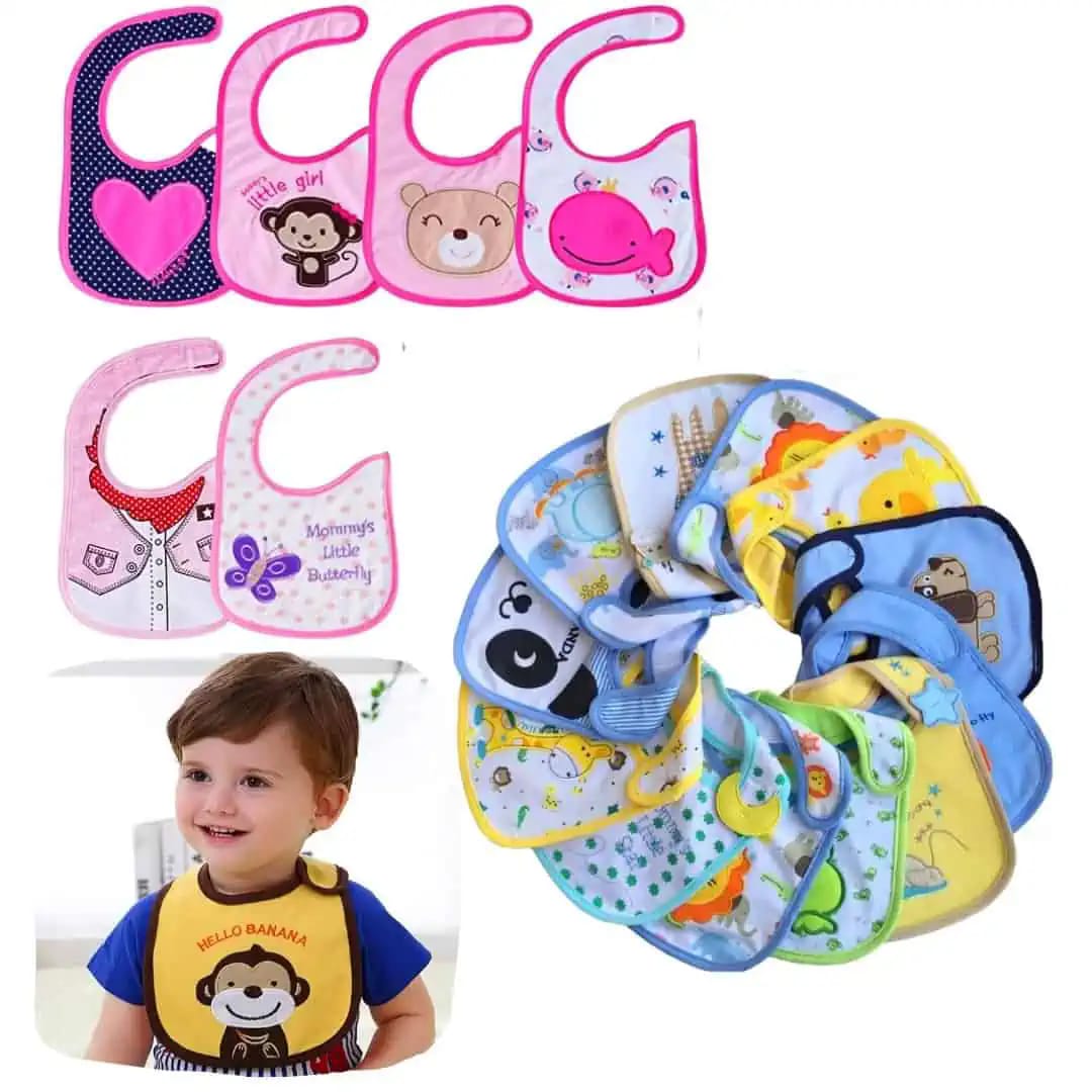 Baberos Impermeable Triple Capa Bebé