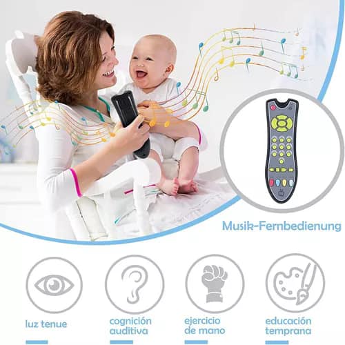 Juguete Musical Interactivo Control Remoto de Televisor