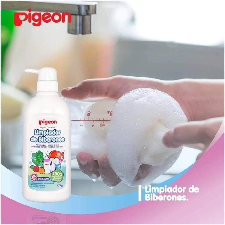 Limpiador De Biberones Pigeon 700ml Con Dosificador