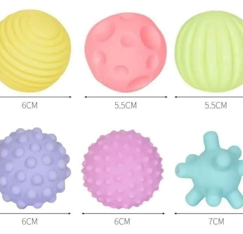Juego Set Pelotas Sensoriales Con Sonidos