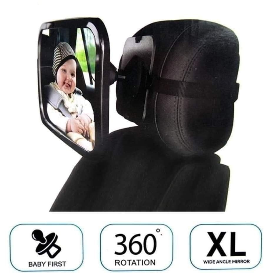 Espejo Vigilancia Retrovisor Auto Bebé XL