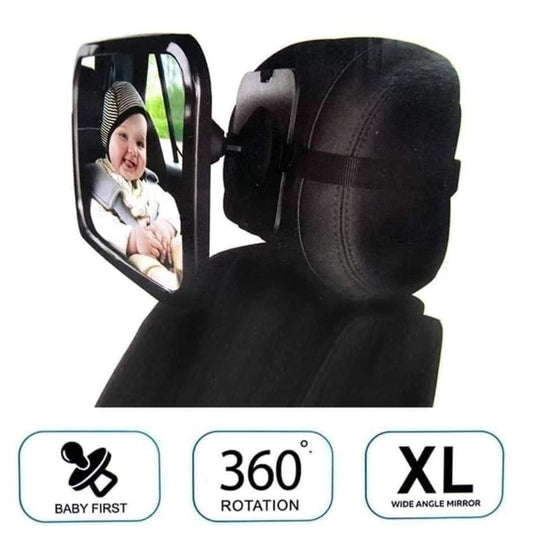 Espejo Vigilancia Retrovisor Auto Bebé XL