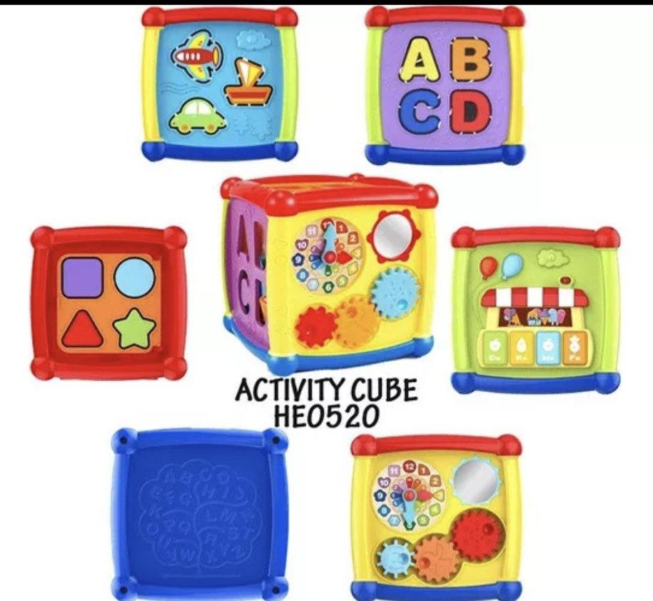 Juguete Cubo de Estimulación 6 en 1 Bebé