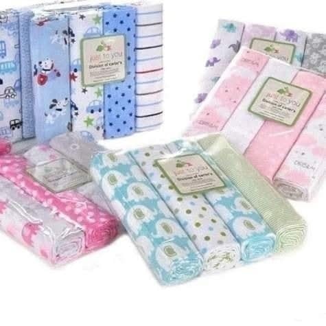 Set 4 Tutos Algodón Afranelados