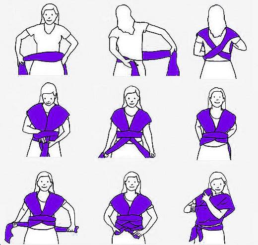 Fular Portabebé Semielasticado