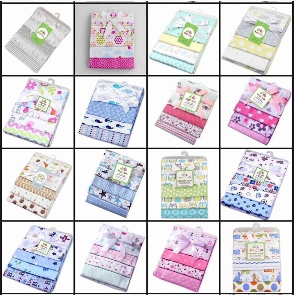 Set 4 Tutos Algodón Afranelados