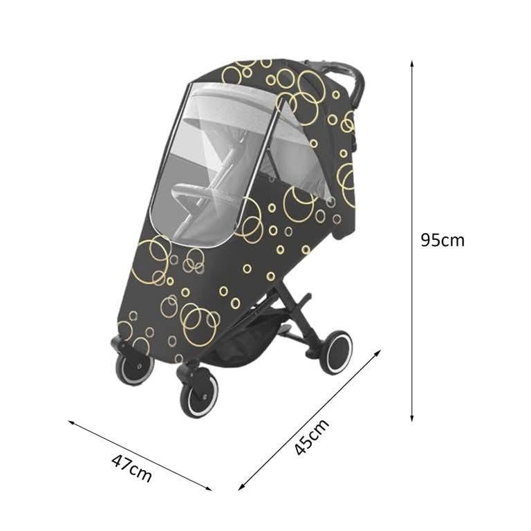 Cubrecoche Impermeable de Tela con bolso para guardar