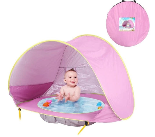 Carpa de Piscina Plegable con Protección UV