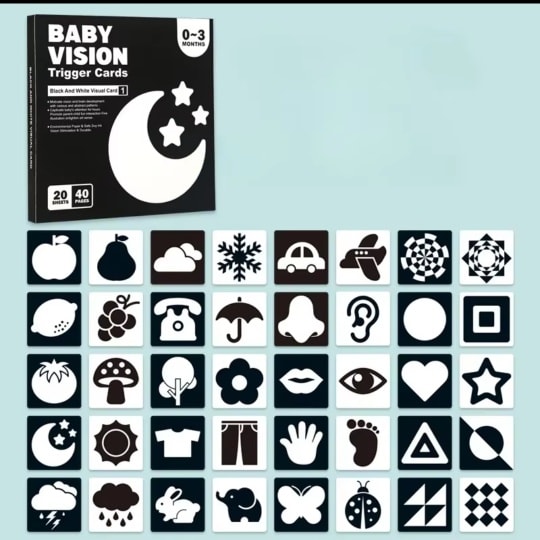 Tarjetas de Estimulación Visual Bebé