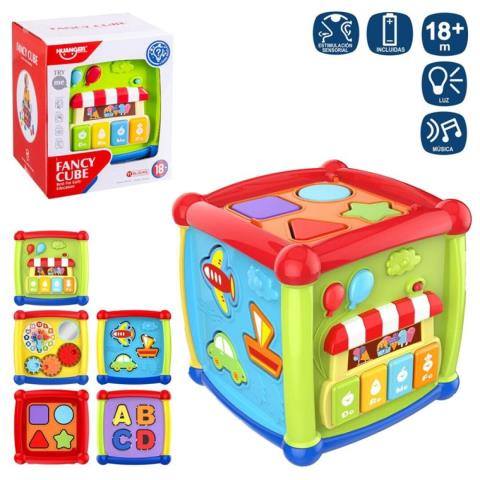 Juguete Cubo de Estimulación 6 en 1 Bebé