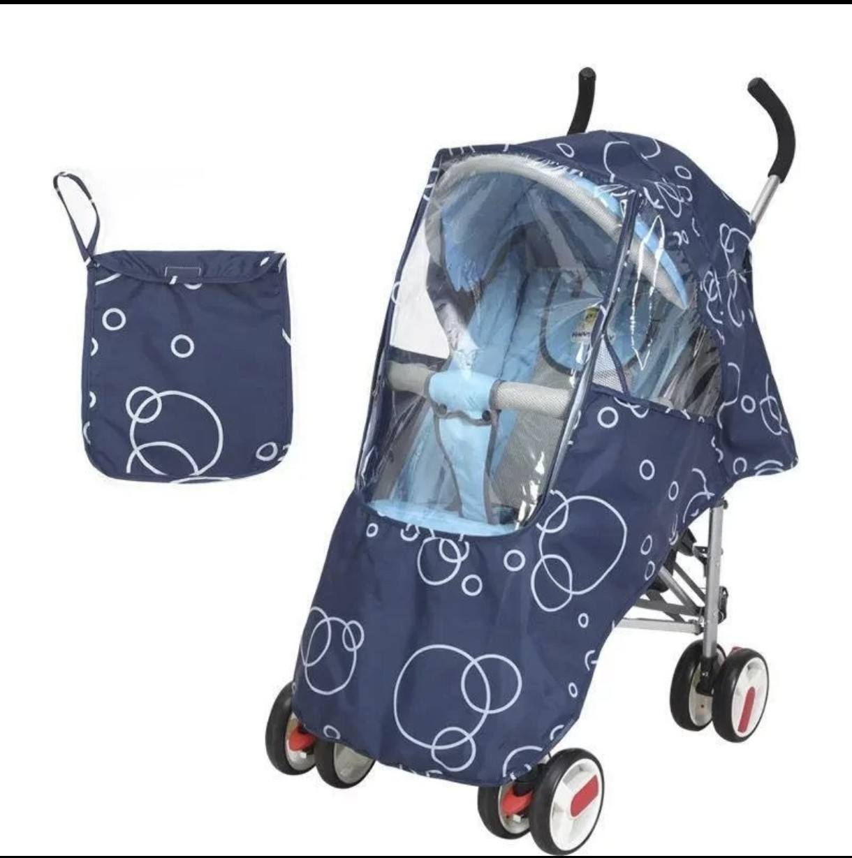 Cubrecoche Impermeable de Tela con bolso para guardar