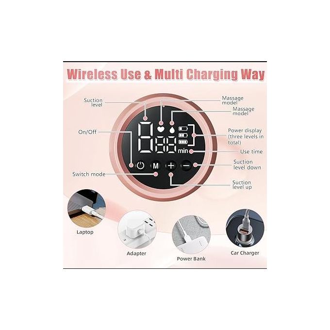 Extractor Eléctrico Portátil Inalámbrico Doble