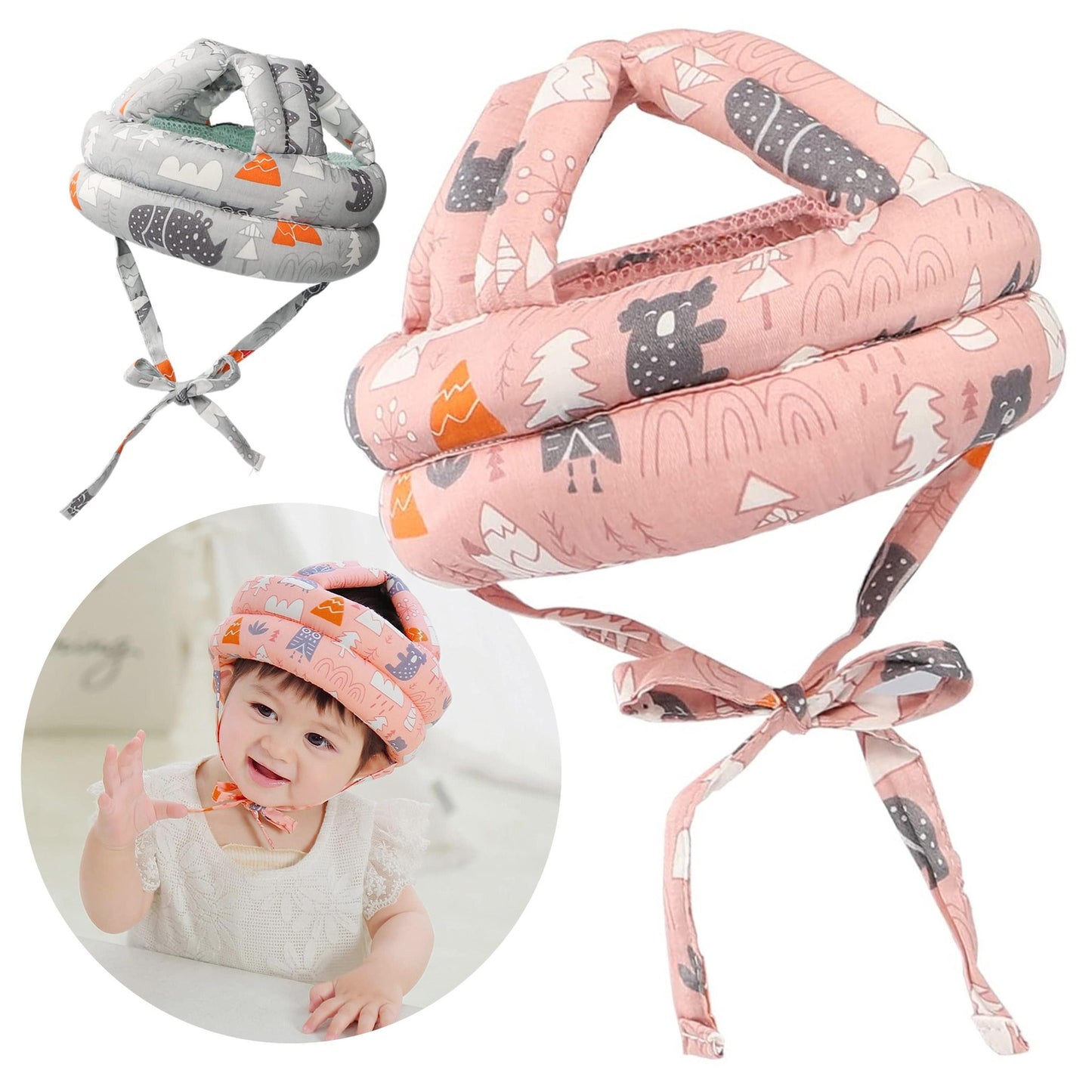 Casco Antigolpe SuperAcolchado Bebé