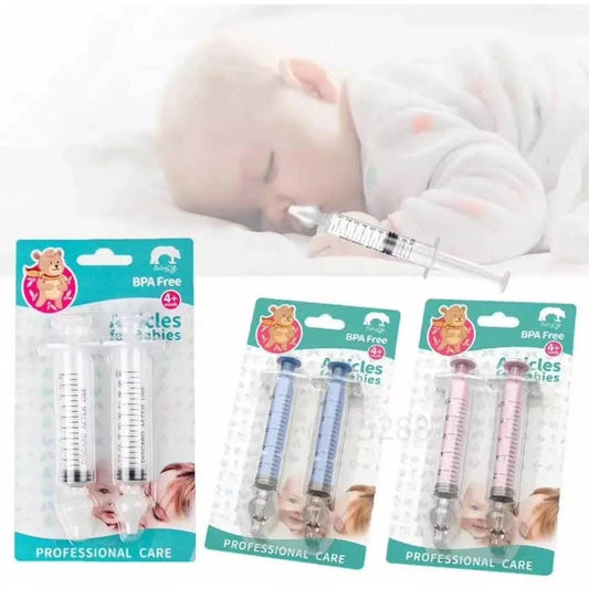 Jeringa Limpiador nasal para bebé con Boquilla de Silicona