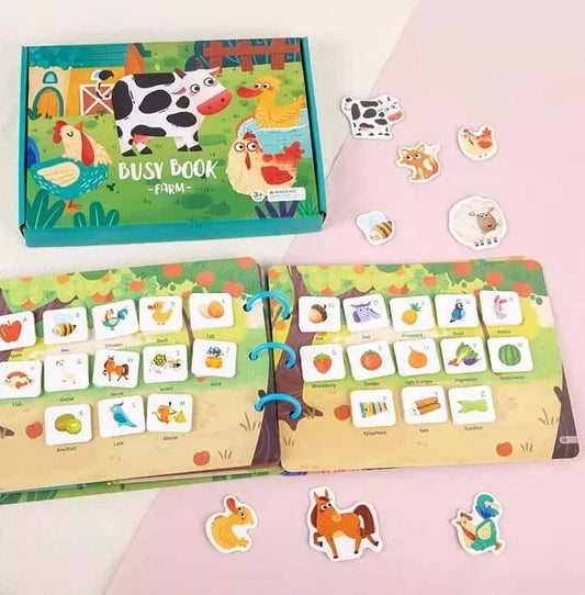 Libro Didáctico Granja 34 piezas