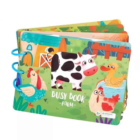 Libro Didáctico Granja 34 piezas