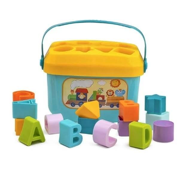 Juguete Balde Con Figuras De Encaje Didactico Interactivo