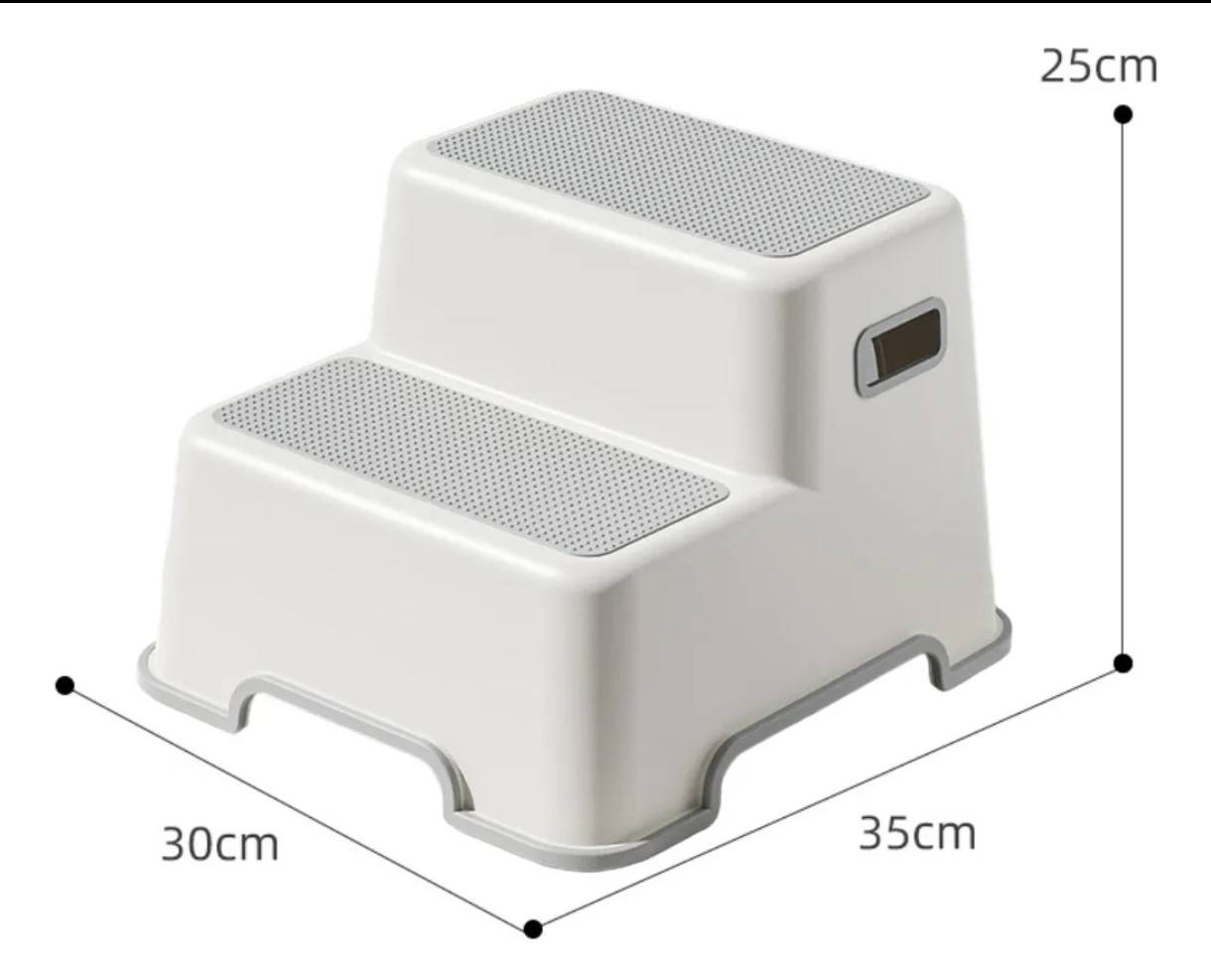 Taburete Alzador doble Peldaño para Bebés y Niños