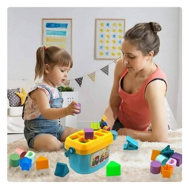 Juguete Balde Con Figuras De Encaje Didactico Interactivo