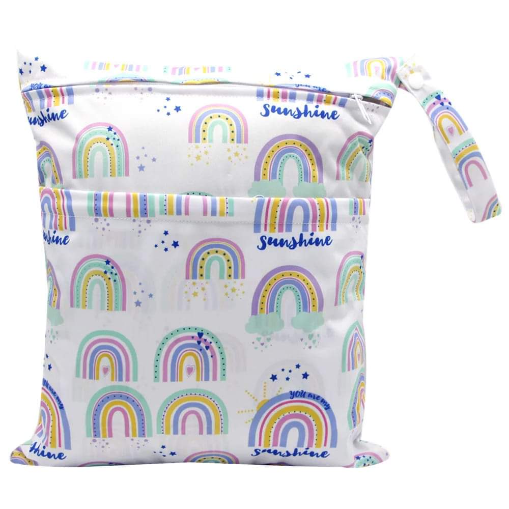 Bolsa Porta Pañal Impermeable Grande